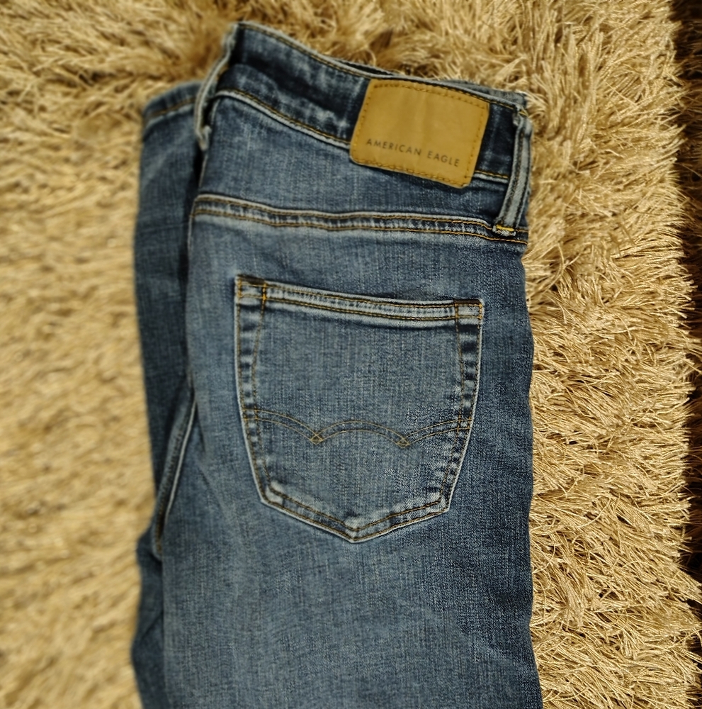 American Eagle Outfitters Blue Denim Jeans Medium Wash